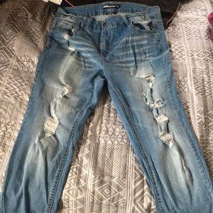 Light Blue Ripped Jeans